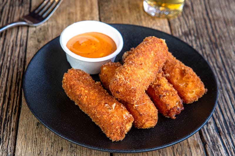 Mozzarella Sticks with tomato dip